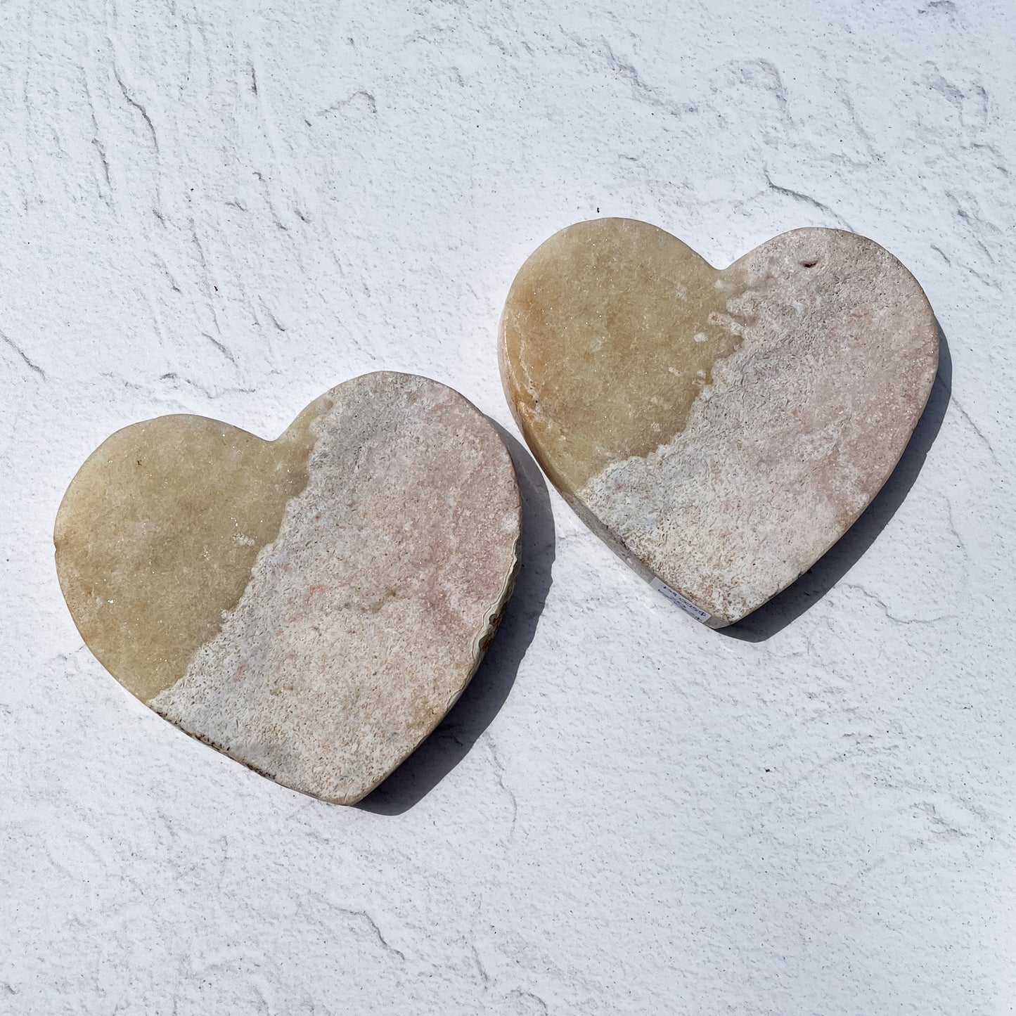 Pink Amethyst Heart Set (Collectors Set)