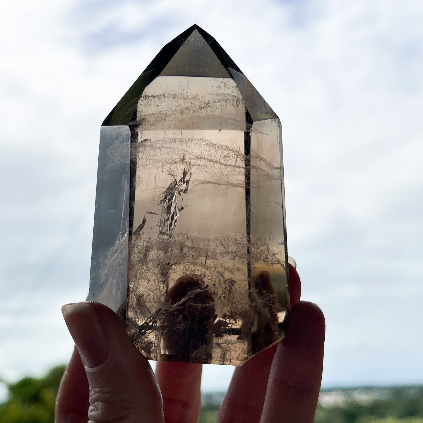 Smoky Quartz with Phantom (gem quality) / 254g