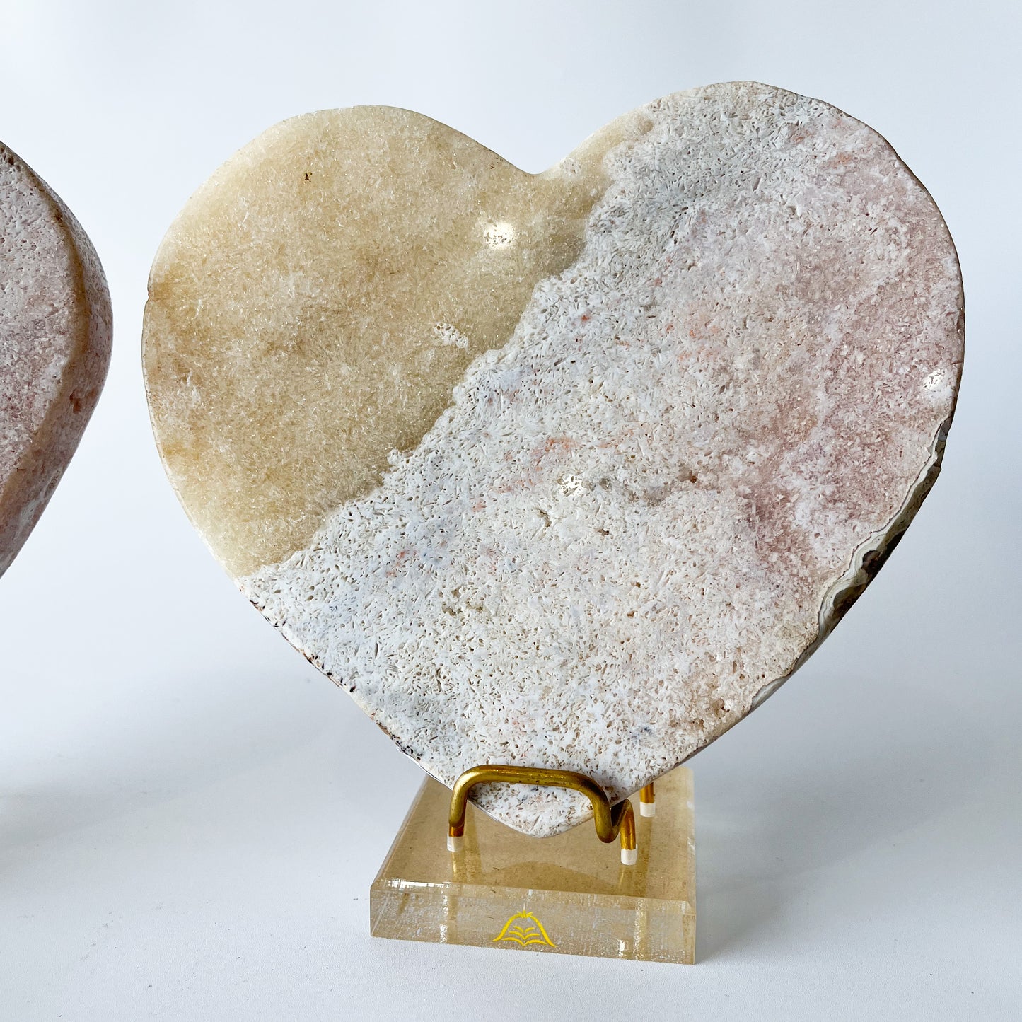 Pink Amethyst Heart Set (Collectors Set)