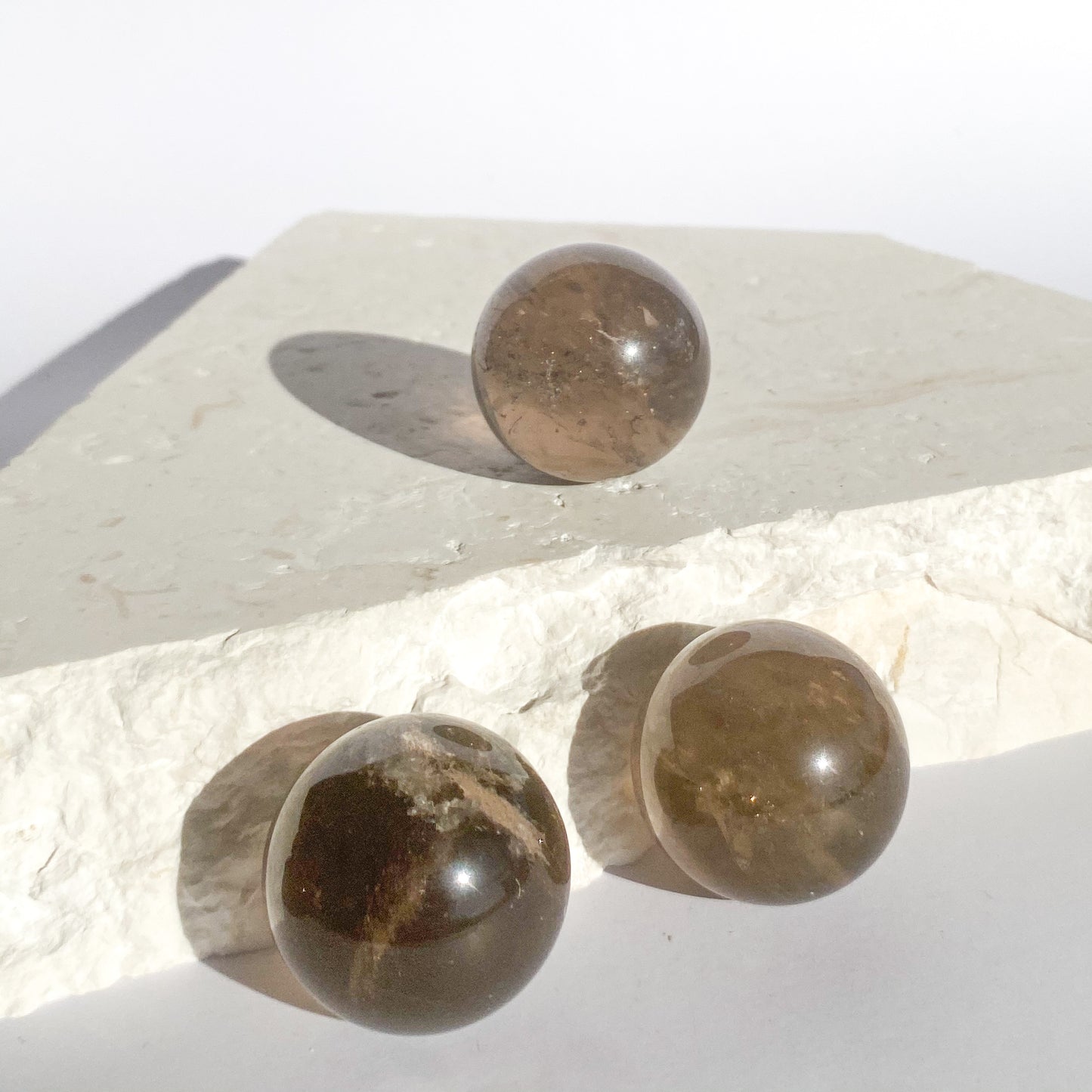 Smoky Quartz Mini Spheres