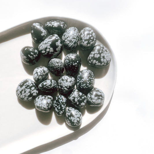 Snowflake Obsidian Tumbles