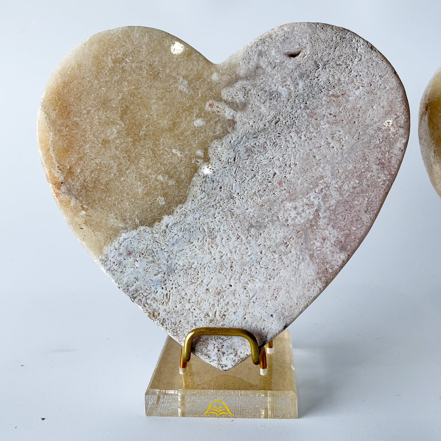 Pink Amethyst Heart Set (Collectors Set)