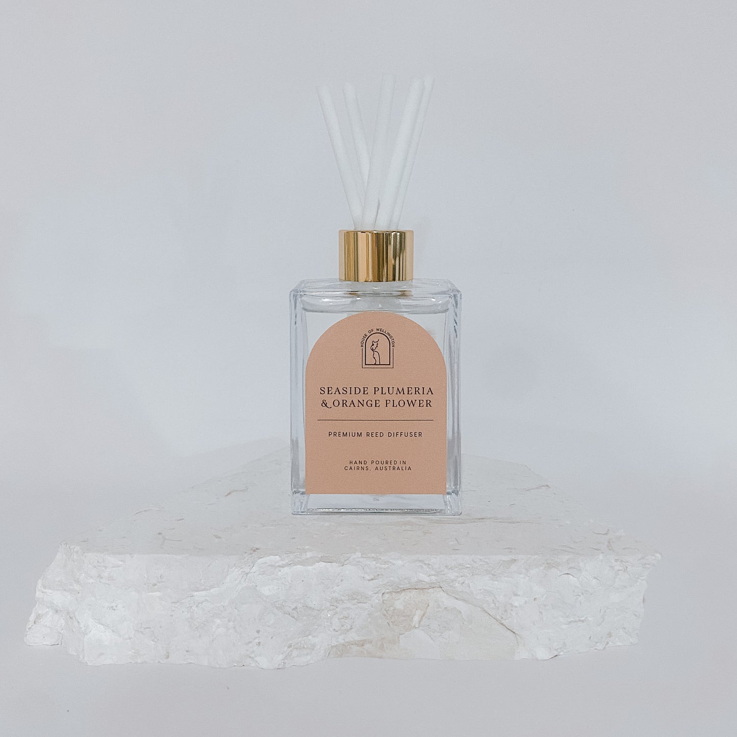 Seaside Plumeria & Orange Flower Premium Reed Diffuser