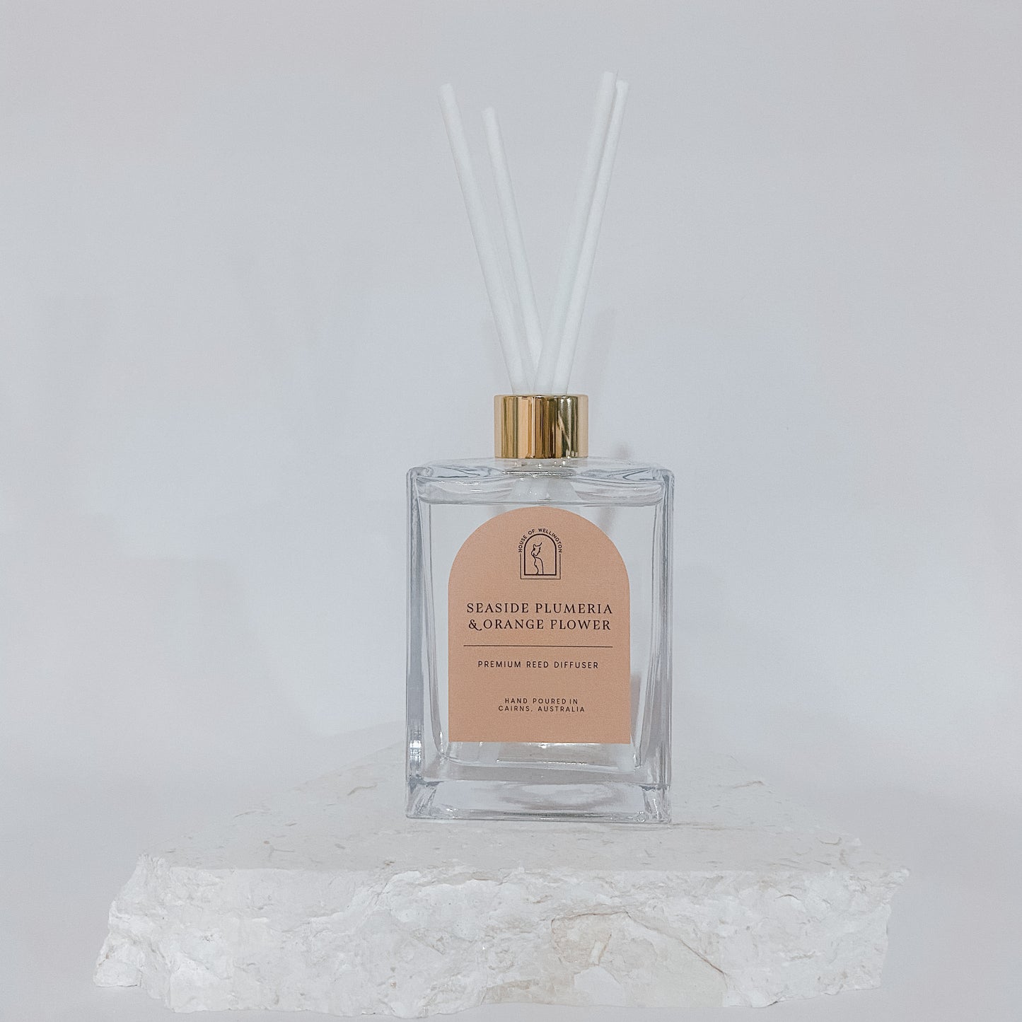 Seaside Plumeria & Orange Flower Premium Reed Diffuser
