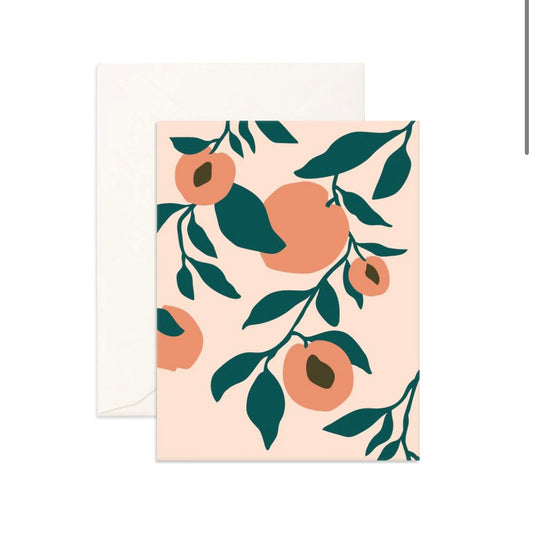 Peaches Greeting Card