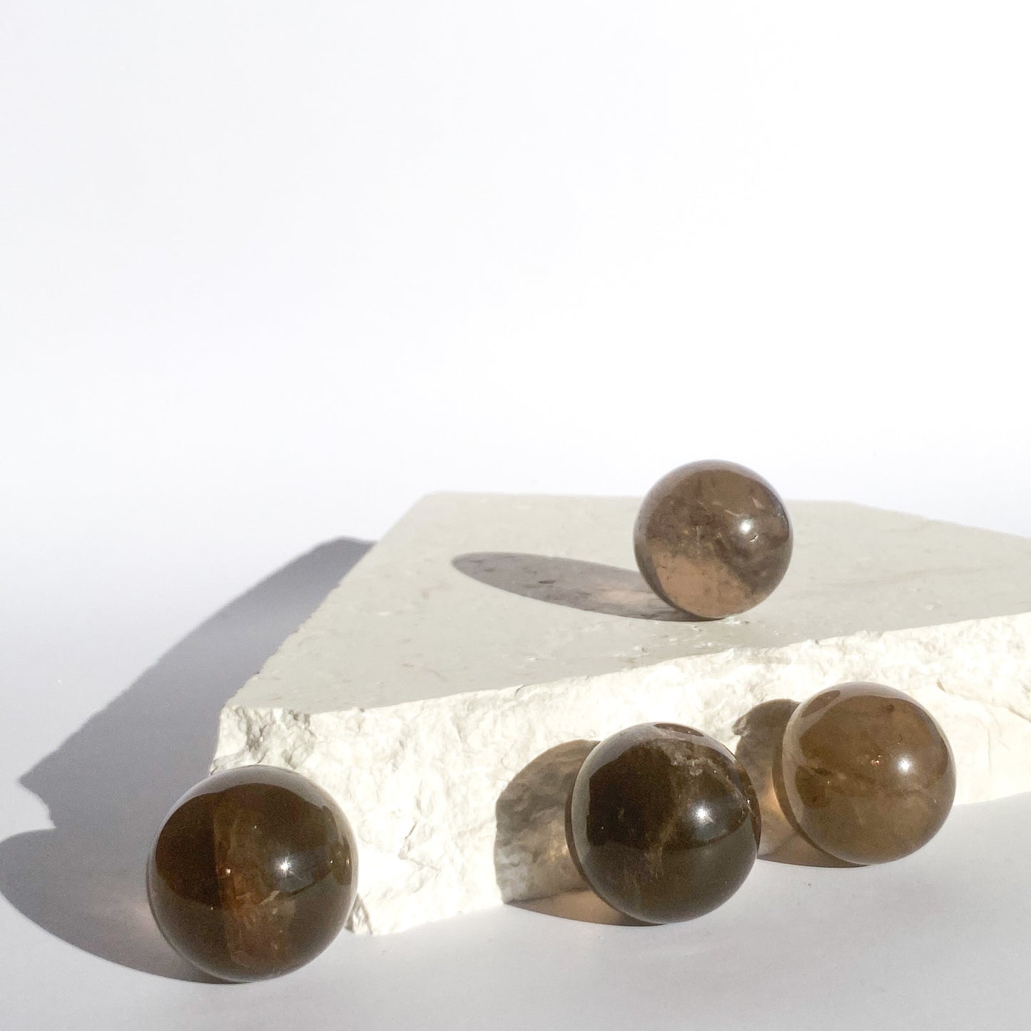 Smoky Quartz Mini Spheres