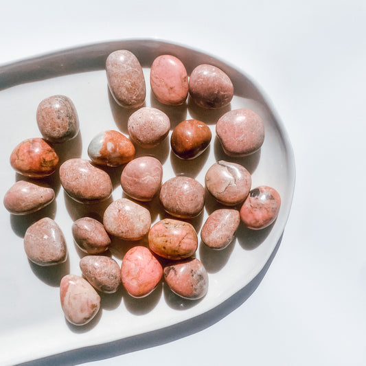 Rhodonite Tumbles